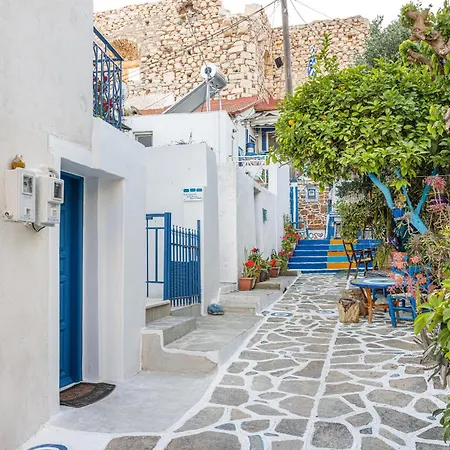 Pythagoreio Blue Street Apartment With Terrace Extérieur photo